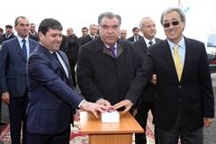 A new power transmission line Kairakkum-Asht inaugurated in Bobojon Ghafurov district A new power transmission line Kairakkum-Asht inaugurated in Bobojon Ghafurov district